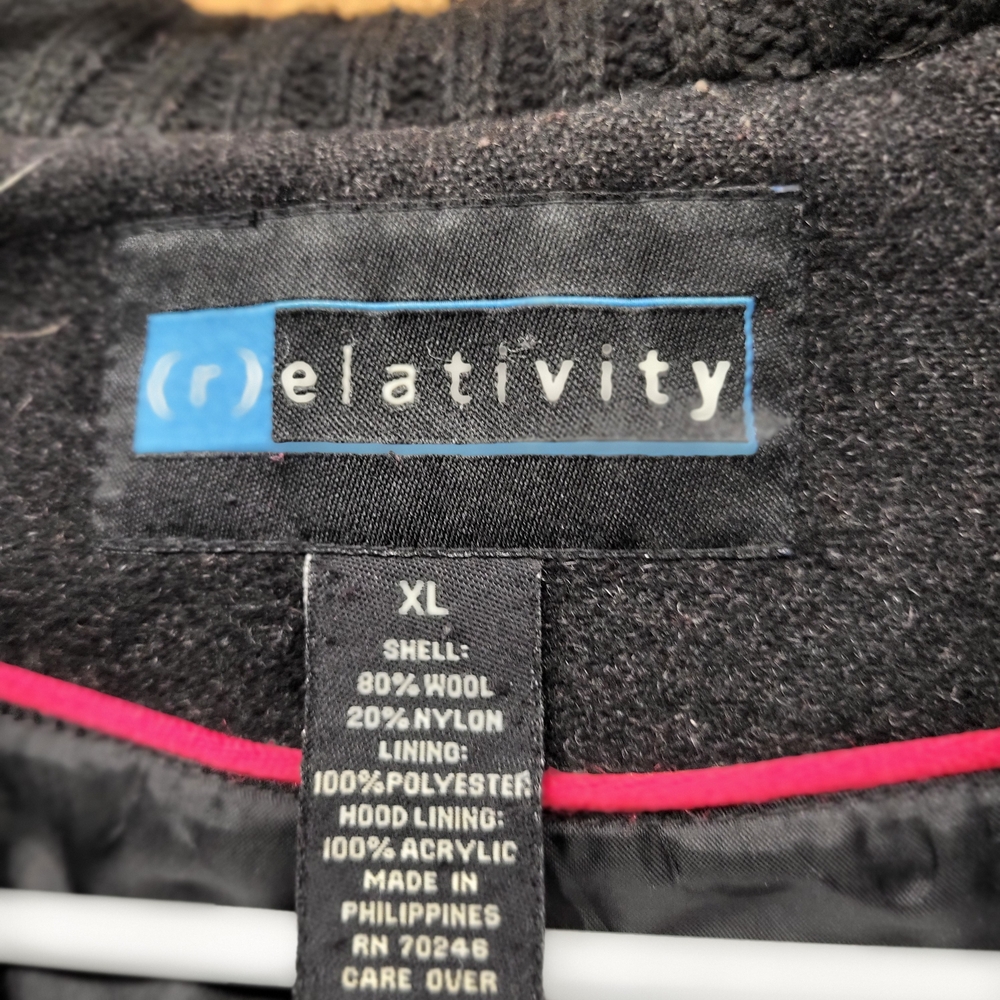 Relativity Black Wool Blend Jacket - image 2
